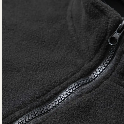 Men's Sherpa Pullover Quarter Zip Fleece Jacket