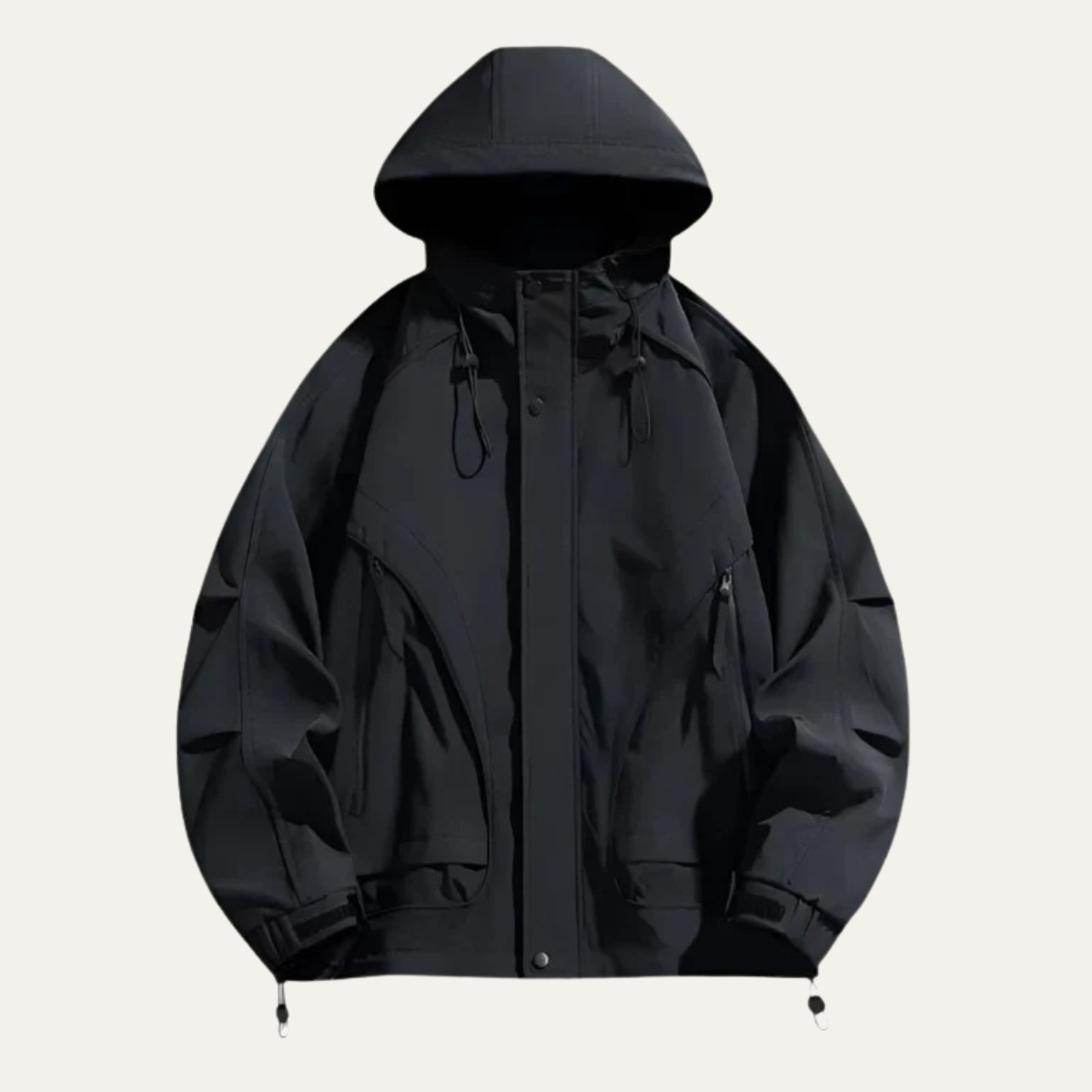 Men's Waterproof Windbreaker Lightweight Hooded Jacket - Vonnera