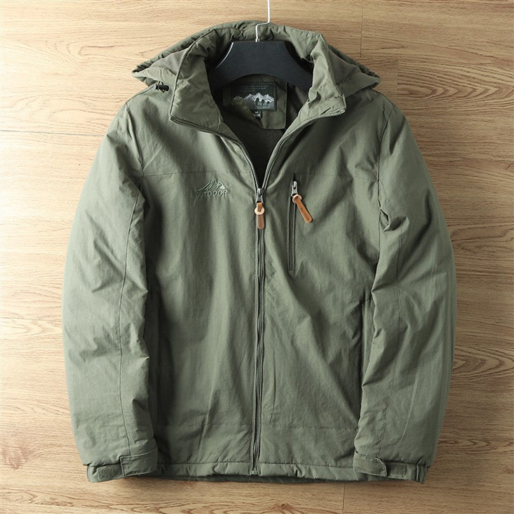 Men's Waterproof Outdoor Jacket Breathable With Hood