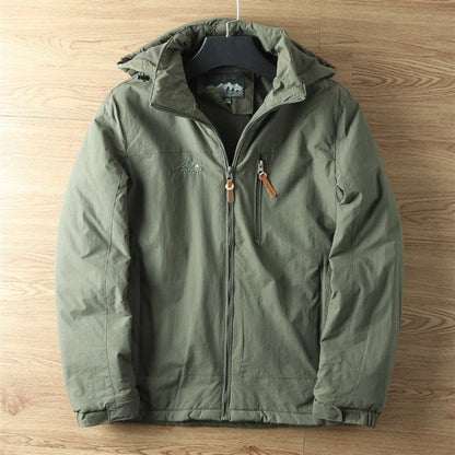 Men's Waterproof Outdoor Jacket Breathable With Hood