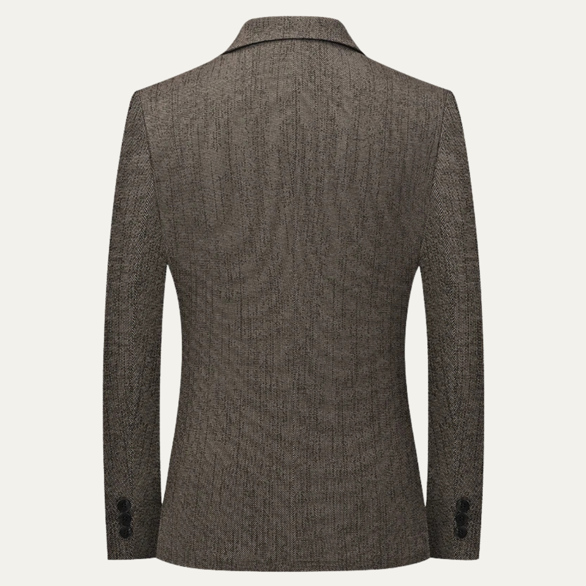 Men's Classic Slim Fit Blazer Two Button Wool Navy