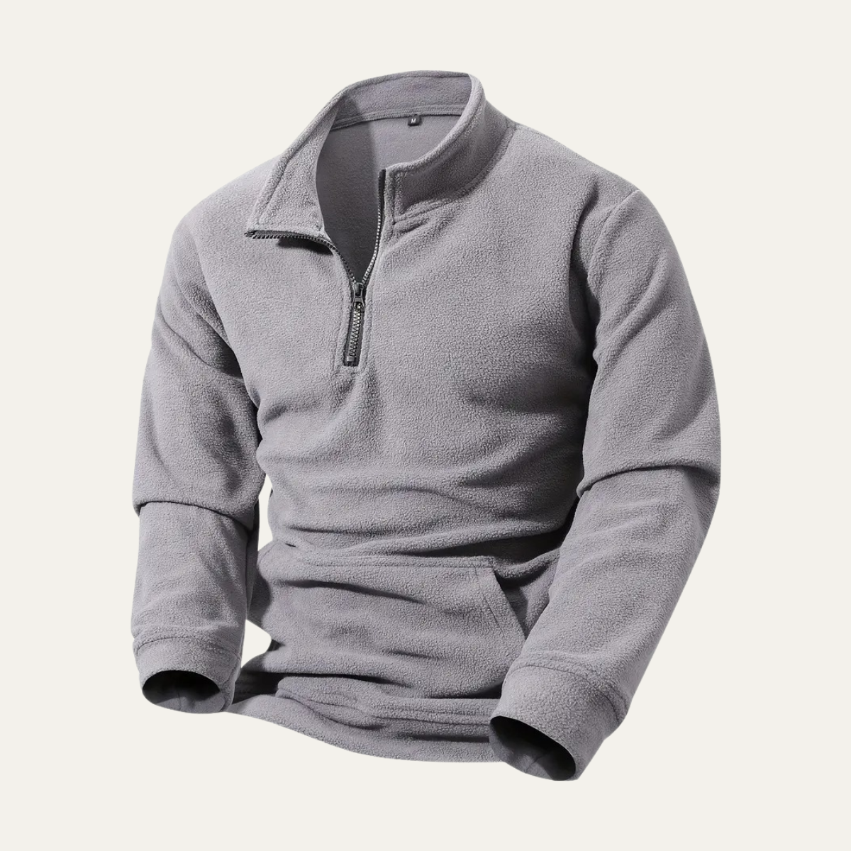 Men's Sherpa Pullover Quarter Zip Fleece Jacket