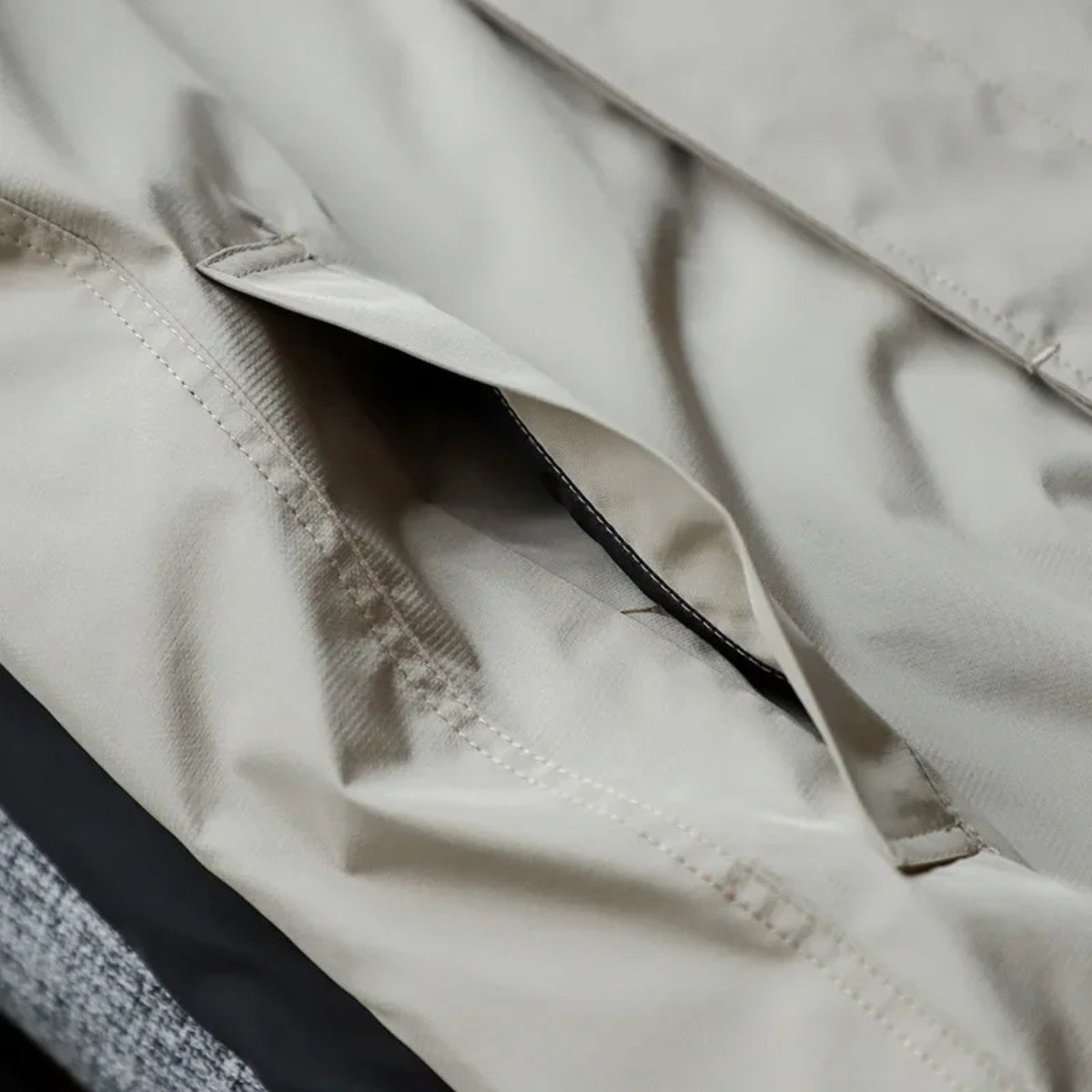 Men's Classic Rain Coat Lightweight Waterproof Long