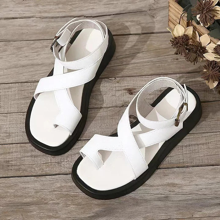 Women's Flat Buckle Sandals Platform - Vonnera