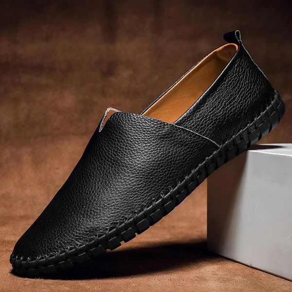Men's Faux Leather Loafers Comfortable Style