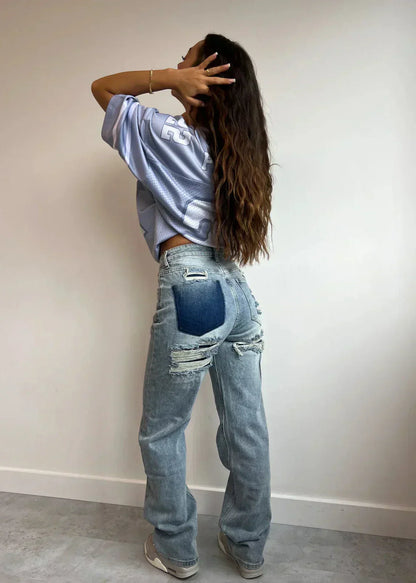 Women's Ripped Vintage Jeans