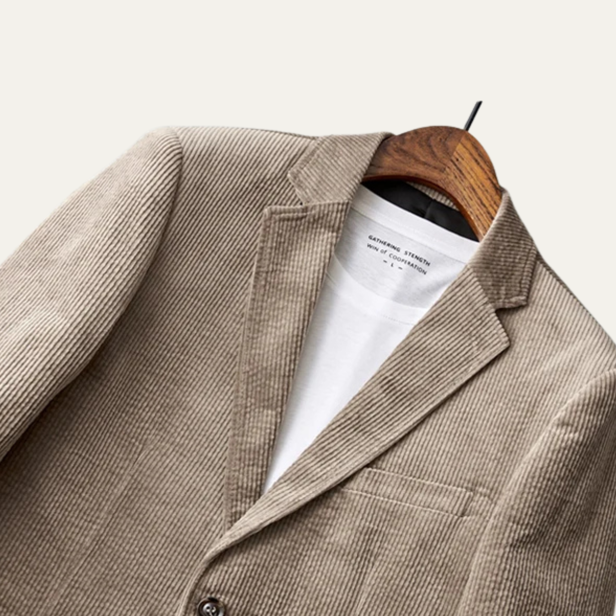 Men's Corduroy Blazer Jacket Slim Fit