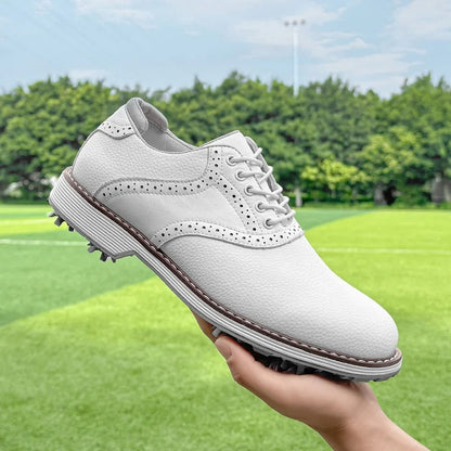 Classic Golf Brogues Leather Brown