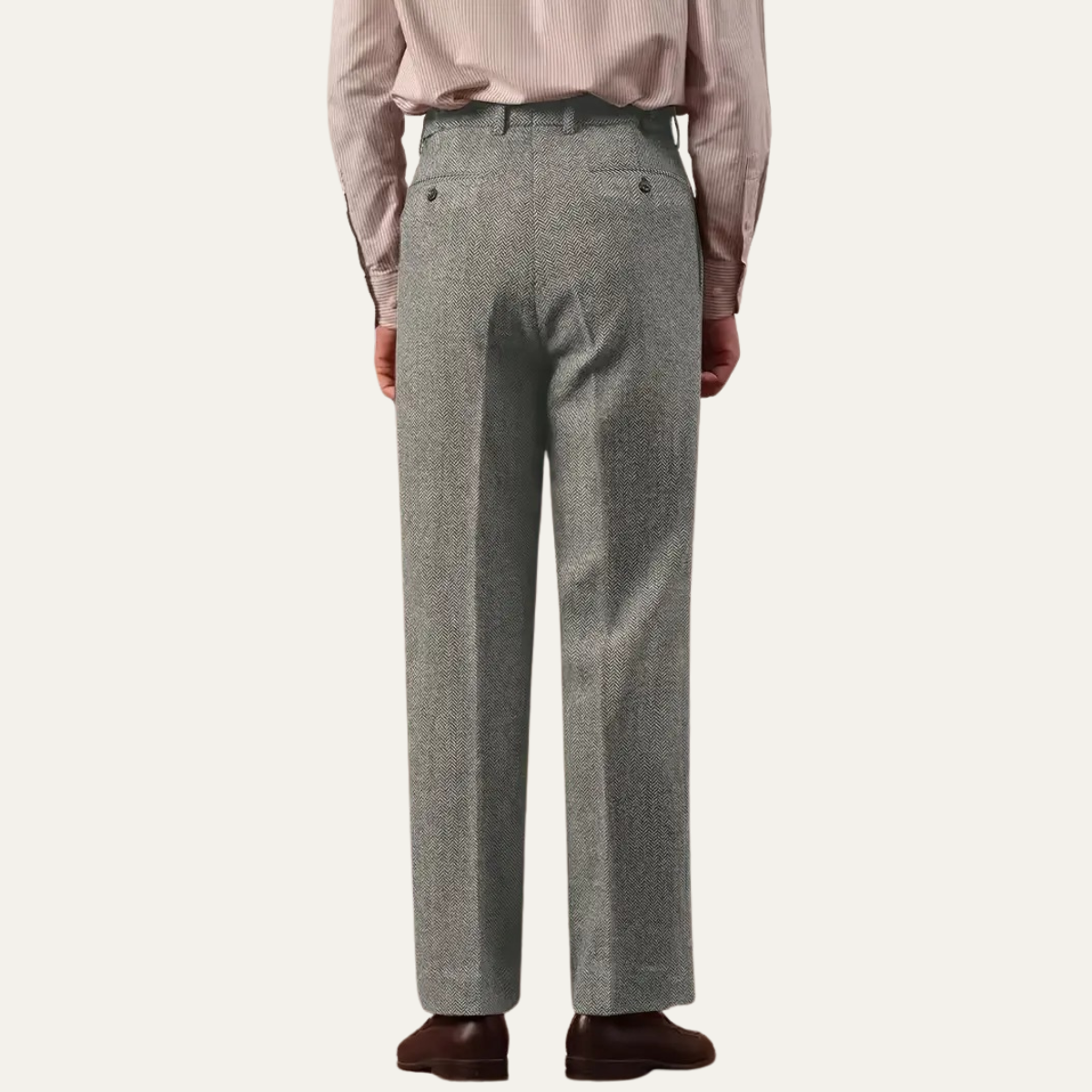 Men's Tailored Pleated Pants High Waist