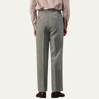 Men's Tailored Pleated Pants High Waist