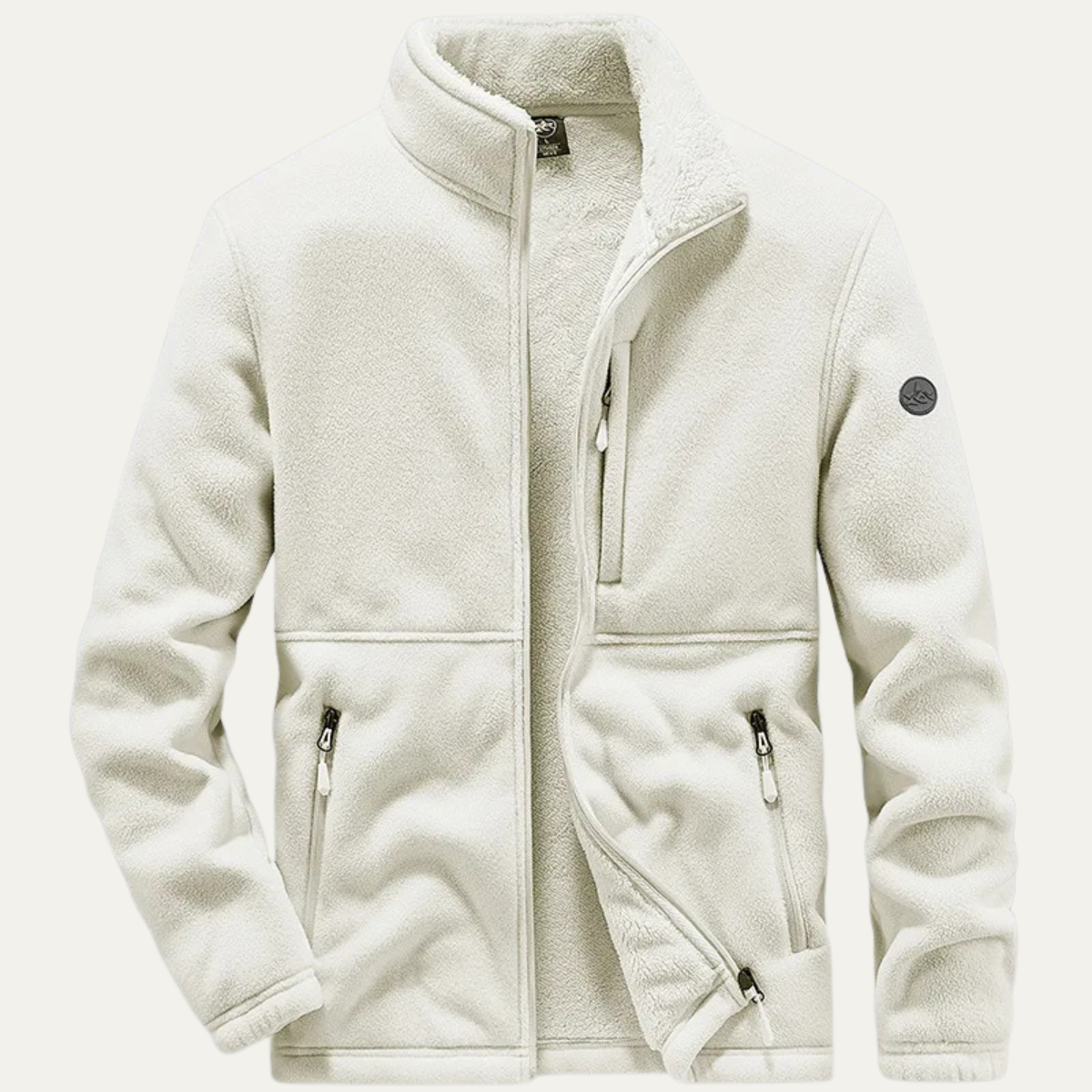 Men's Fleece Zip Jacket With Pockets - Vonnera