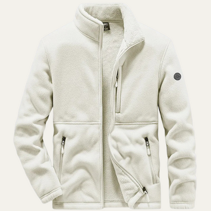 Men's Fleece Zip Jacket With Pockets - Vonnera