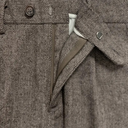 Men's Tailored Pleated Pants High Waist