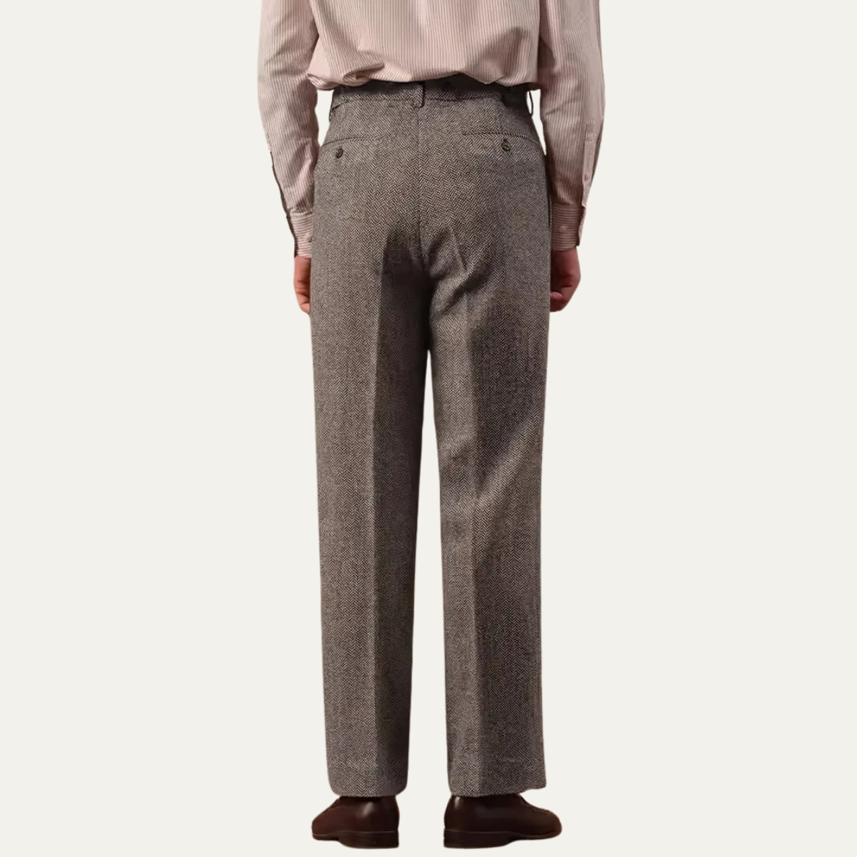 Men's Tailored Pleated Pants High Waist