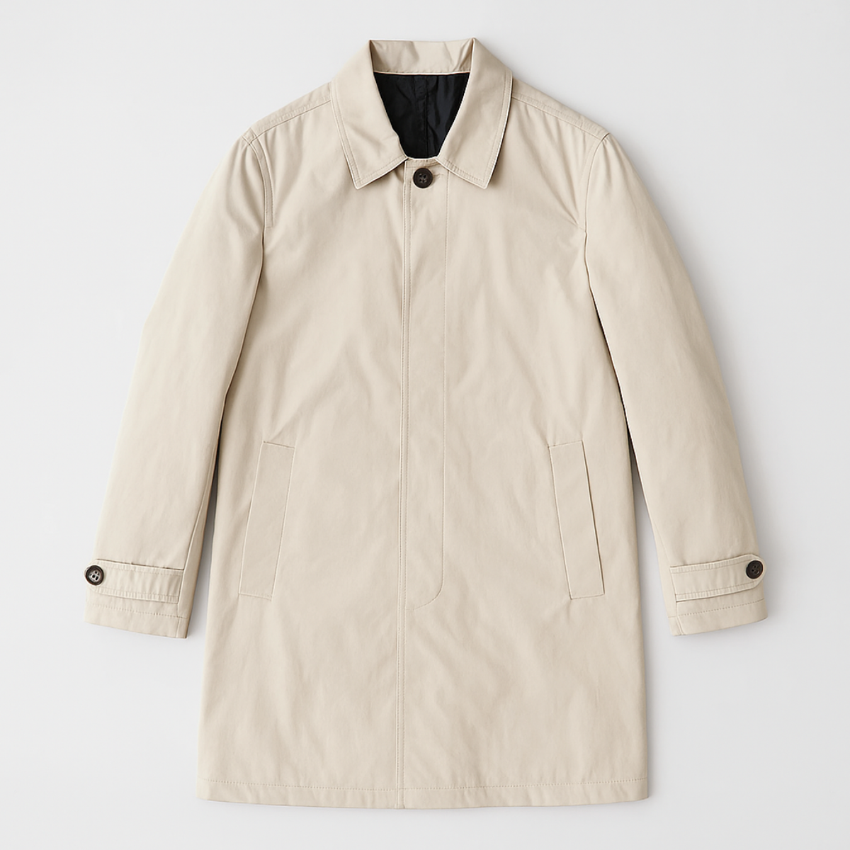 Men's Classic Rain Coat Lightweight Waterproof Long - Vonnera