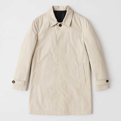 Men's Classic Rain Coat Lightweight Waterproof Long - Vonnera