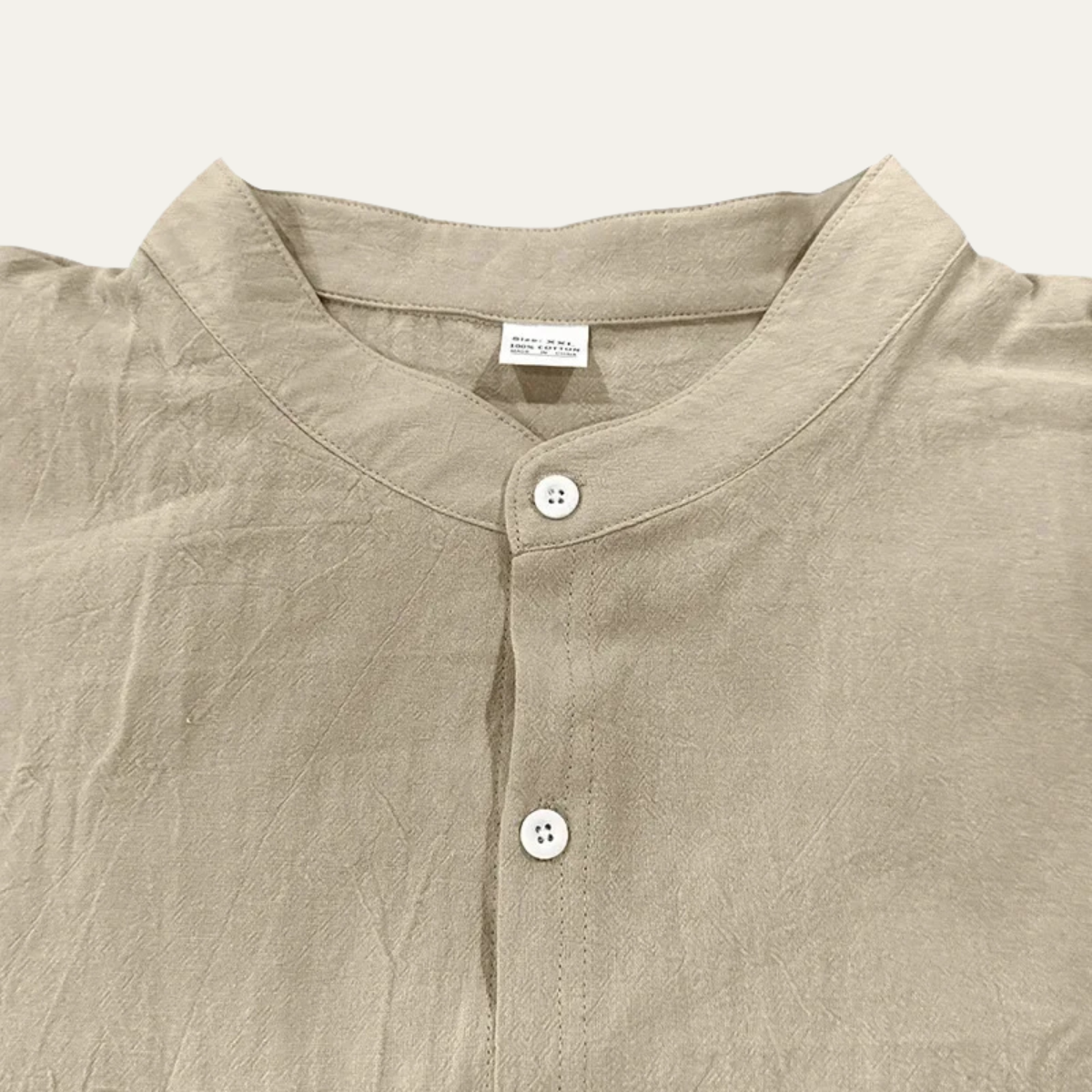 Mens Linen Two Piece Set Shirt Pants Casual