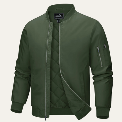 Men's Lightweight Zip Up Bomber Jacket