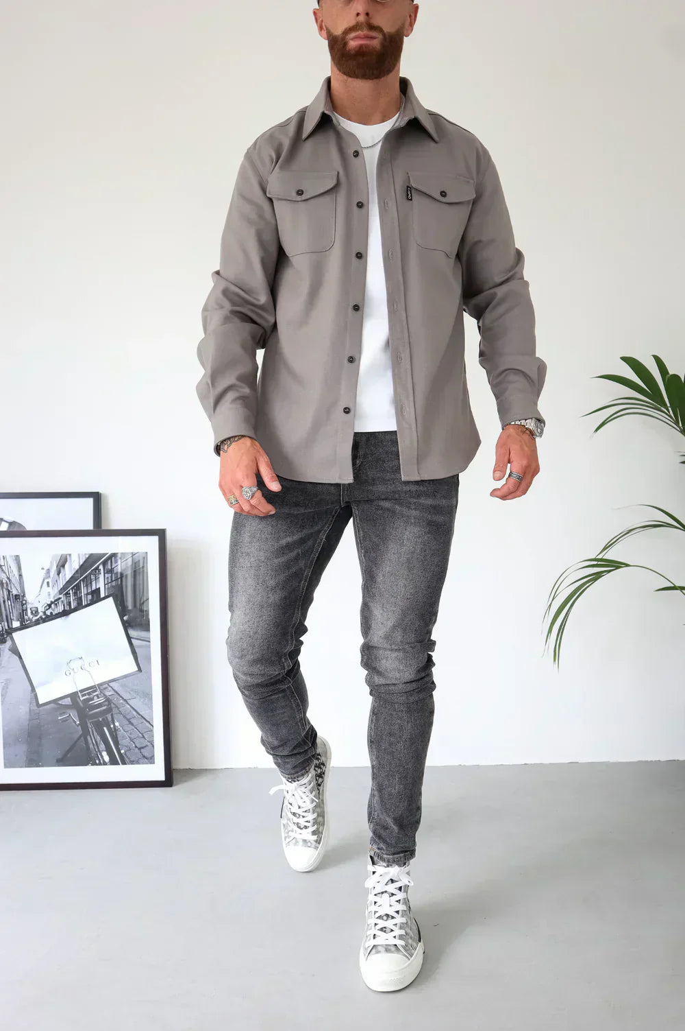 Elijah Men's Casual Overshirt