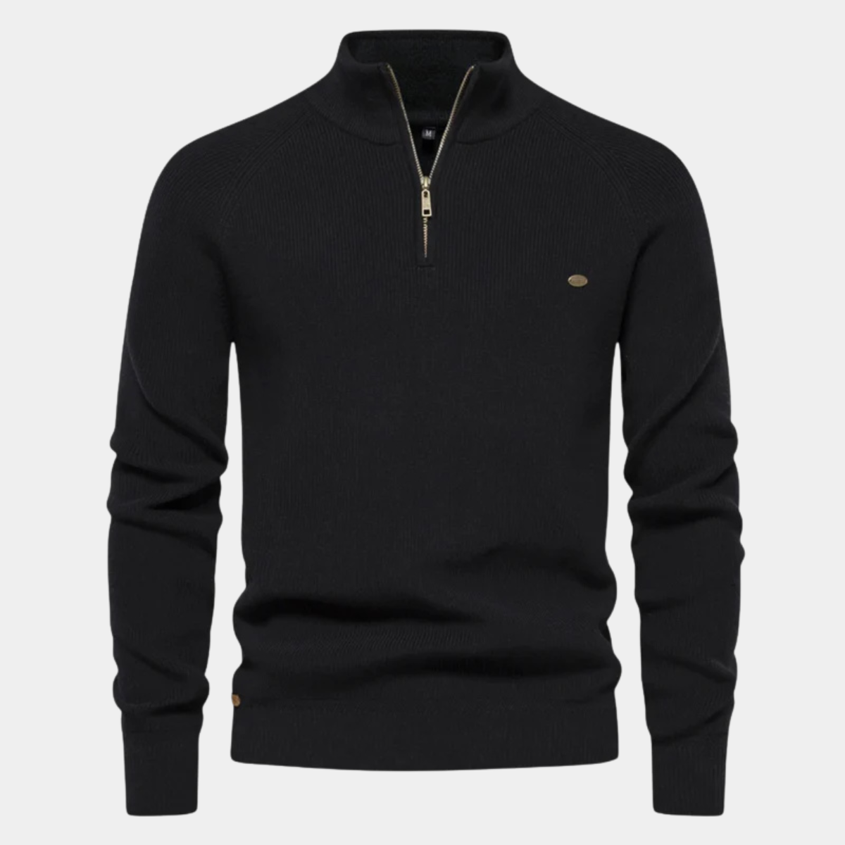Men's Cotton Quarter Zip Sweater