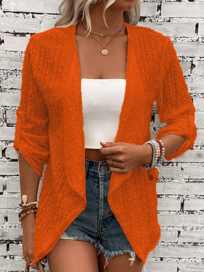 Women's Relaxed Fit Crochet Cardigan