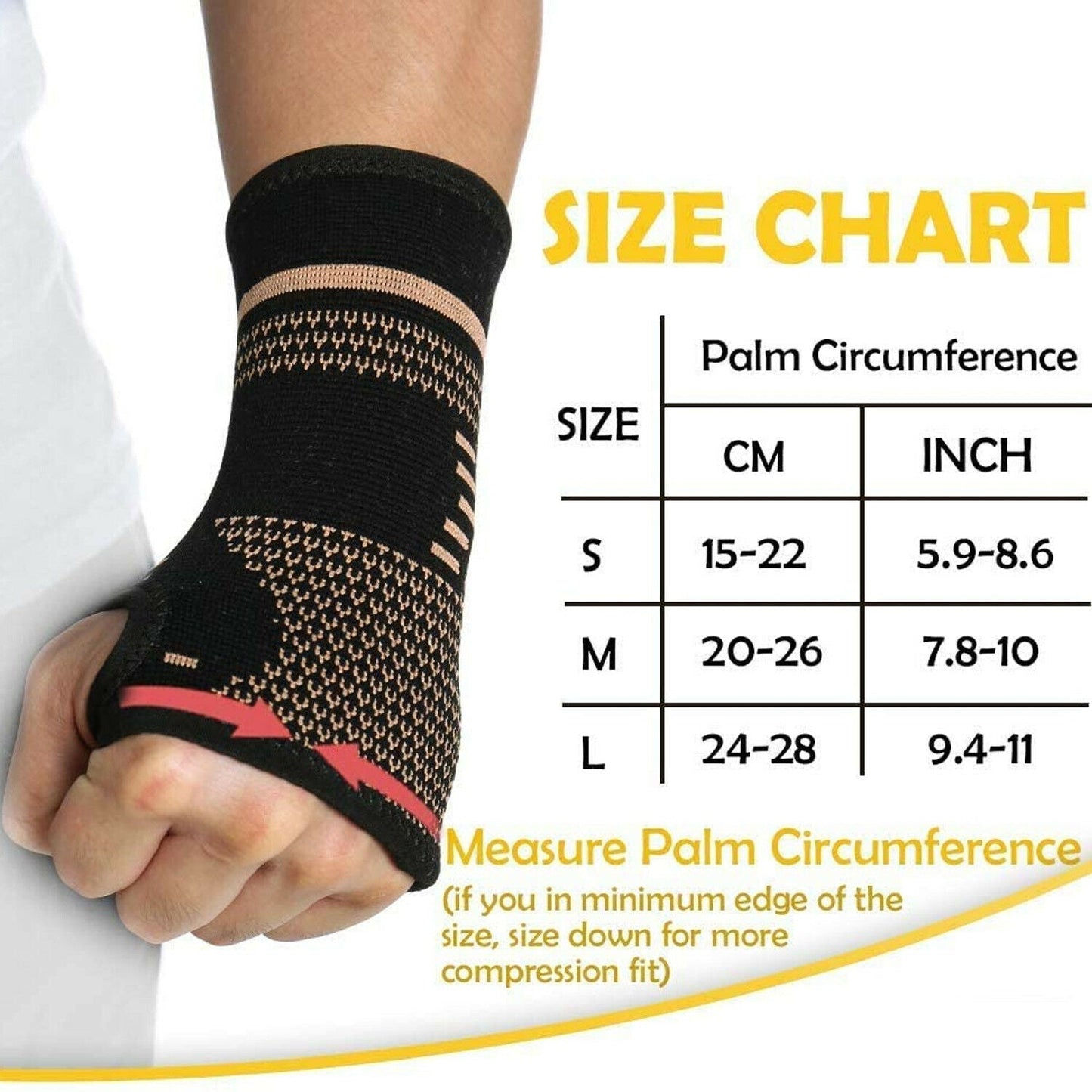 Vonnera Compression Wrist Sleeve