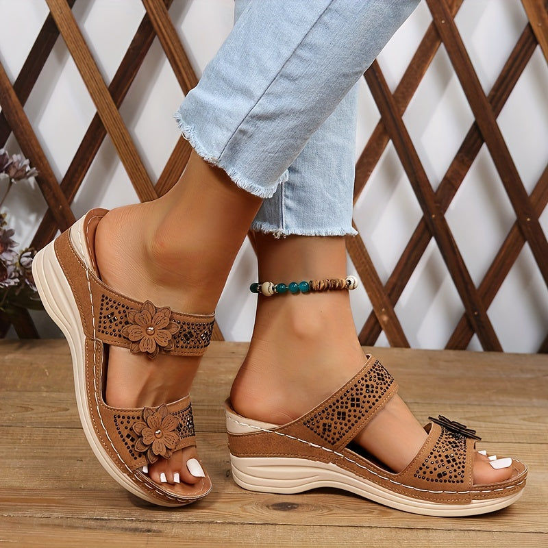 Women's Wedge Slide Sandals - Vonnera