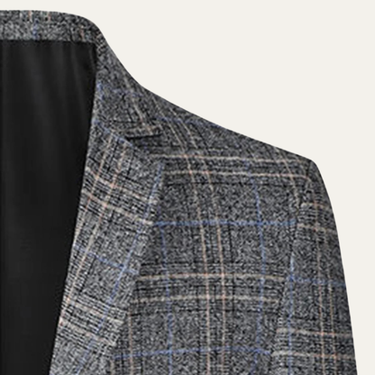 Merrifield Men's Slim Fit Checked Blazer Lightweight