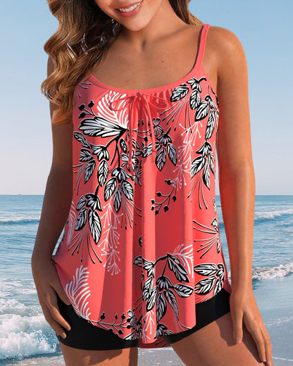 Women's Printed Tankini - Vonnera