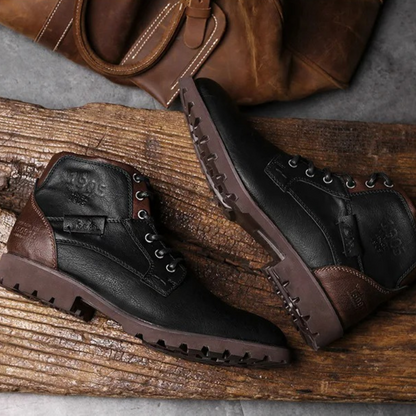 Men's Leather Combat Boots