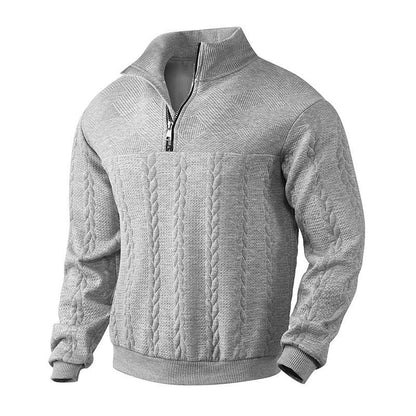 Brooks Jacquard Knit Sweater