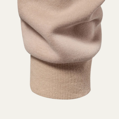 Men's Casual Crew Neck Sweater Chest Pocket