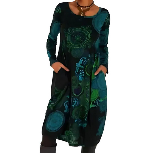 Elegant Winter Dress | Cozy Warmth
