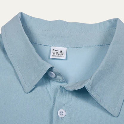 Men's Linen Cotton Business Shirt