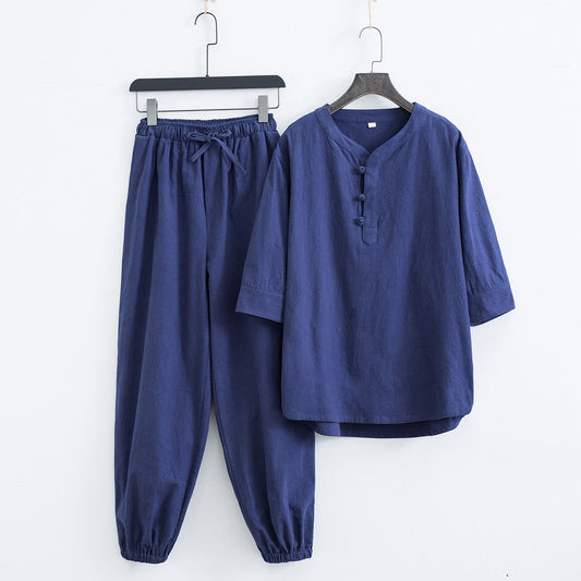 Womens Linen Two Piece Set - Vonnera