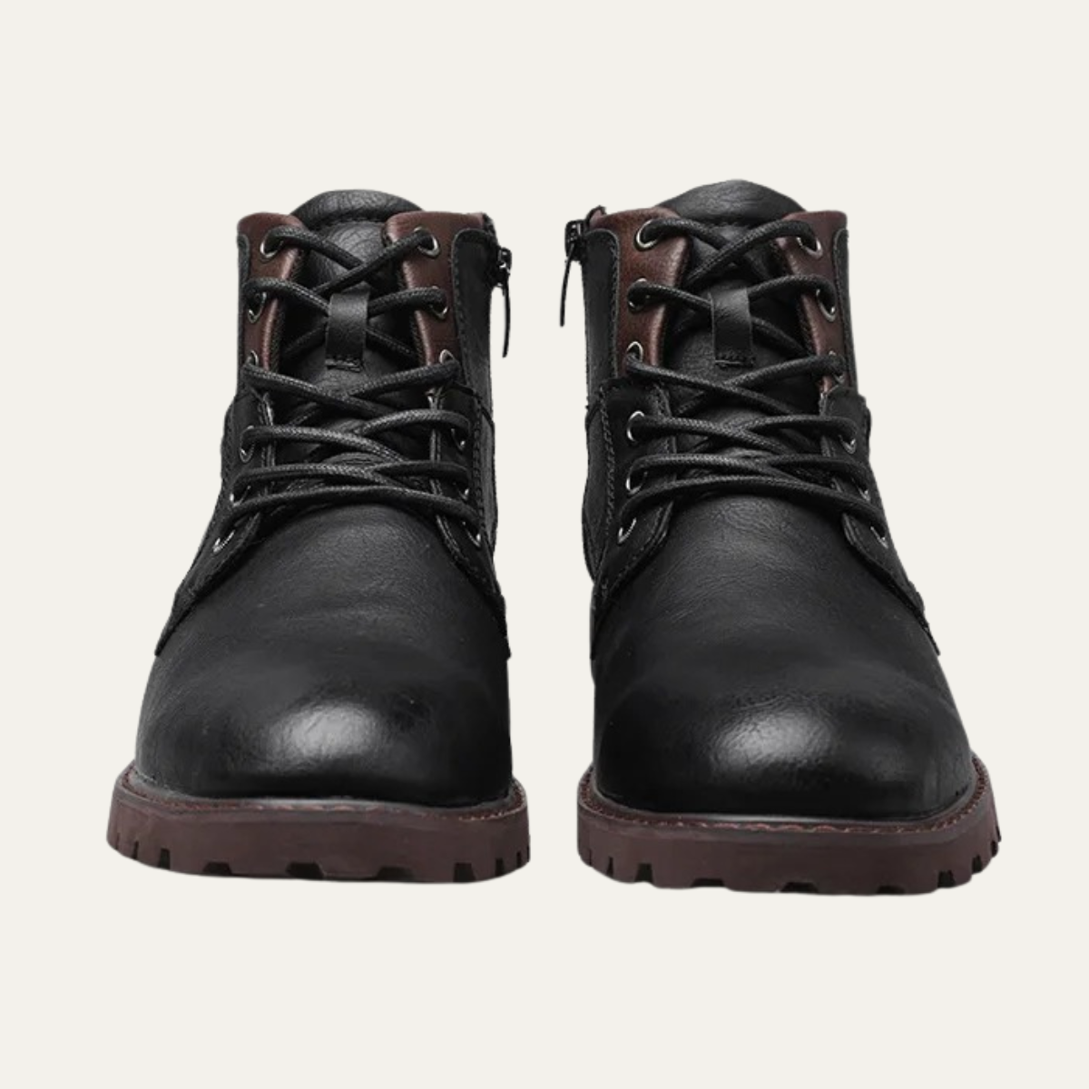 Stanhope Men's Ankle Biker Boots Durable Leather