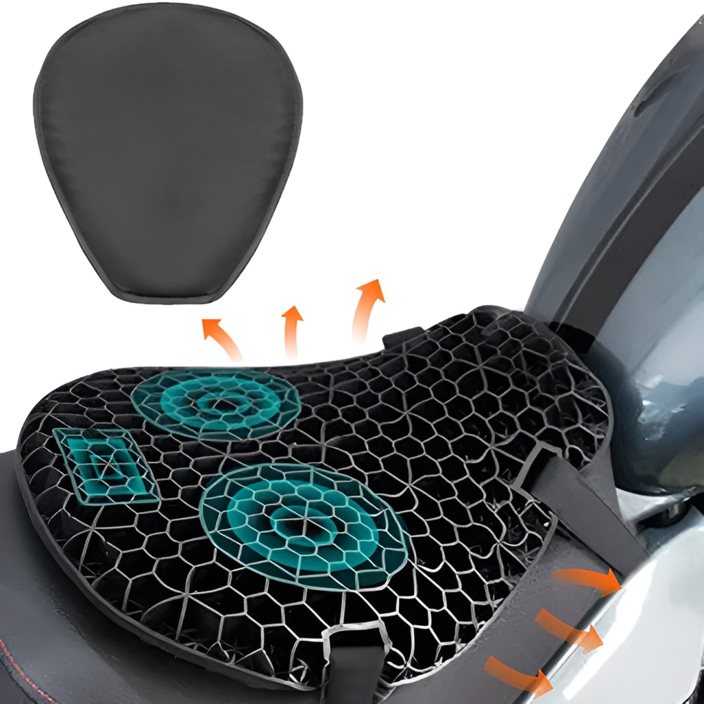 Gel Motorcycle Seat Cushion For Long Distance Riding