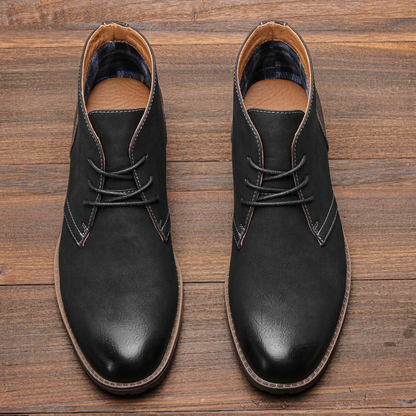 Elderpine Men's Vintage Leather Boots