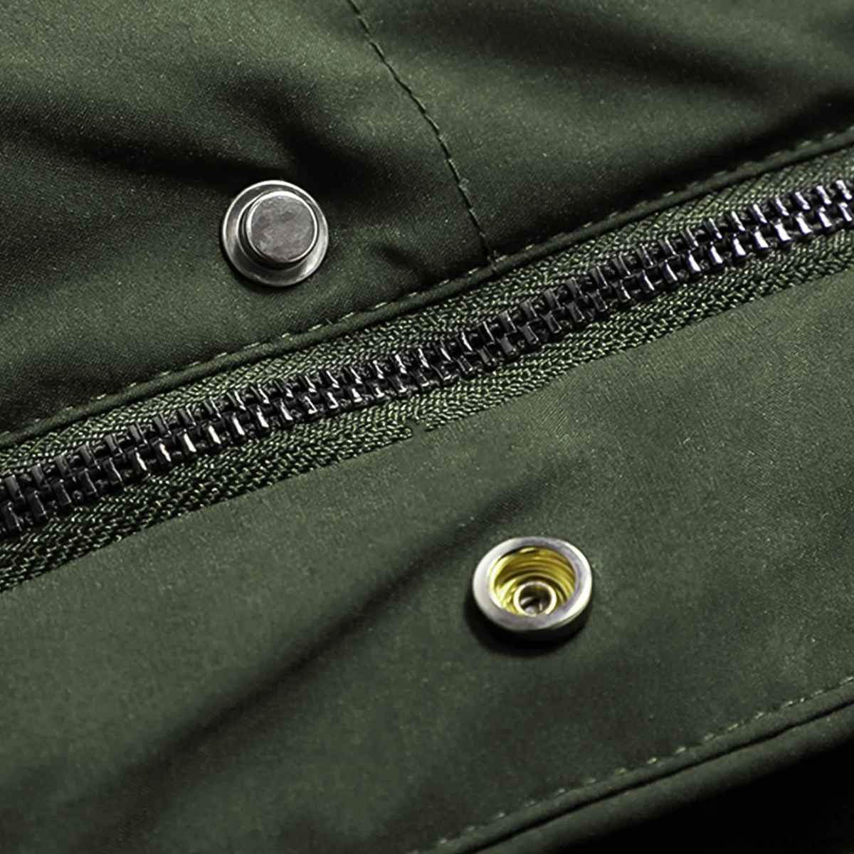 Men's Winter Puffer Hooded Coat Waterproof With Pockets
