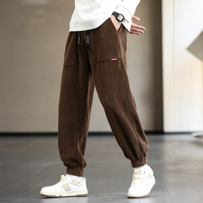 Men's Ribbed Jogger Pants
