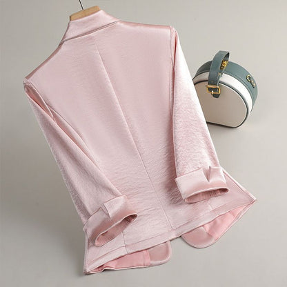 Lana Serena Elegant Satin Blazer