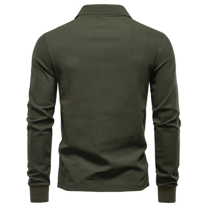 Men's Modern Cotton Long Sleeve Shirt