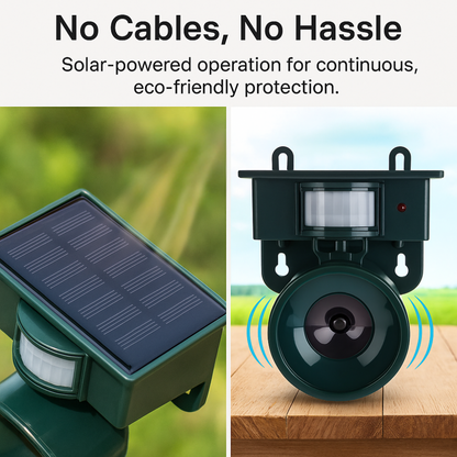 Motion Activated Bird Repeller Ultrasonic Scarer