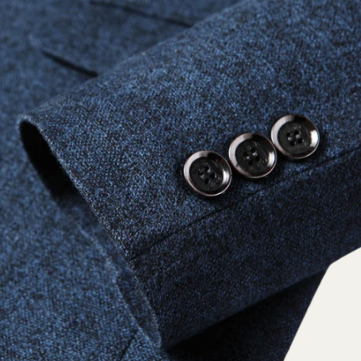 Men's Slim Fit Blazer Suit Turn Down Collar Navy
