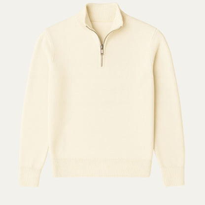 Men's Half-Zip Sweater Navy Blue