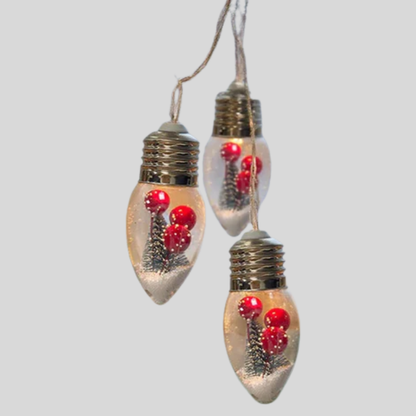 String Lights Snow Globe Bulb Decoration - Vonnera