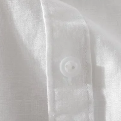 Men's Cotton Linen Shirt Relaxed Fit Lightweight