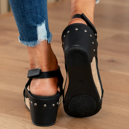 Women's Platform Wedge Sandals Open-Toe