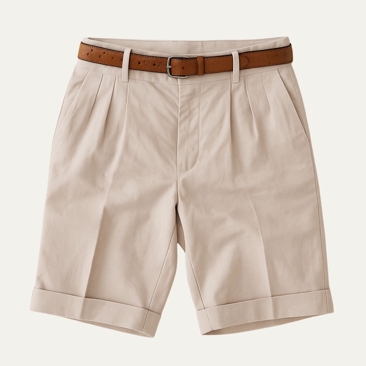 Men's Cotton Tailored Shorts - Vonnera