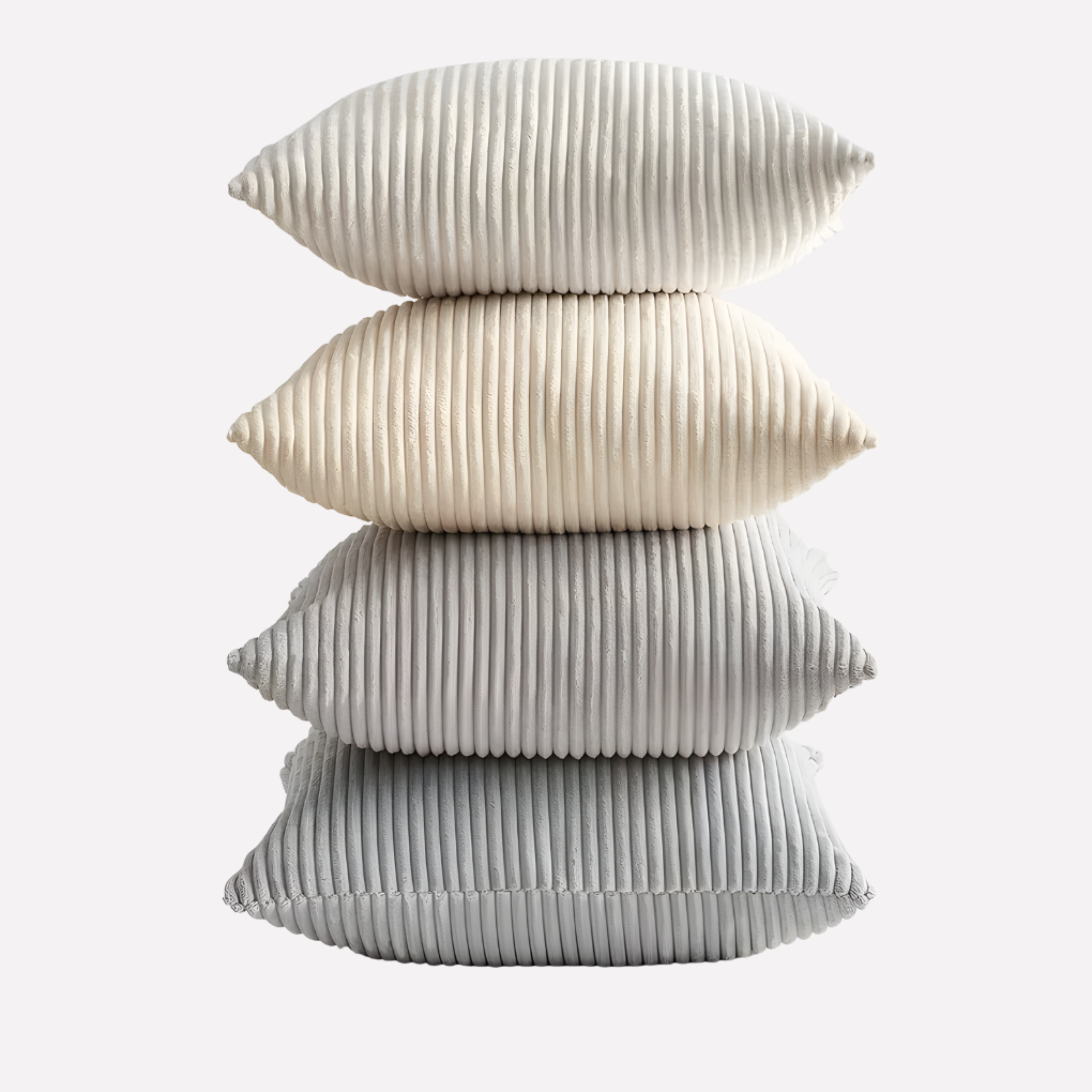 Bohemian Striped Throw Pillow Covers Set of 4